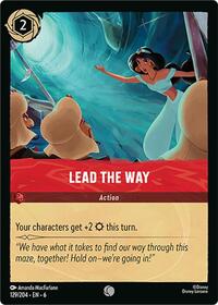 Lead the Way - Azurite Sea - Lorcana card