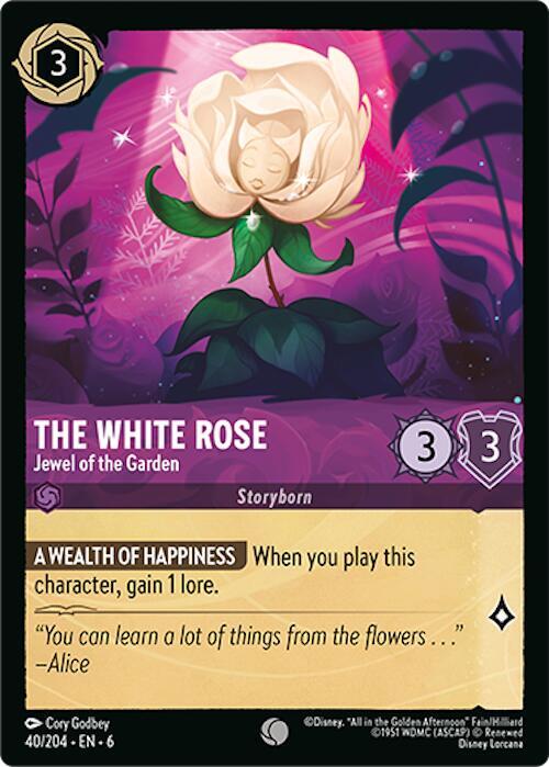 The White Rose - Jewel of the Garden - Azurite Sea - Disney