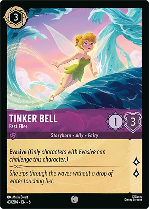 Tinker Bell - Fast Flier - Azurite Sea - Disney Lorcana