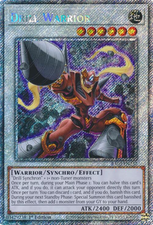 Platinum Secret Rare RA03 ! D.D. Warrior Lady - Platinum Secret Rare - RA03- EN129 - 1ère édition Carte Yu-Gi-Oh