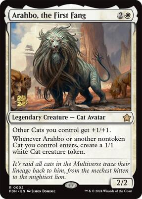 Arahbo, the First Fang #2 – Prerelease Cards (Rare)