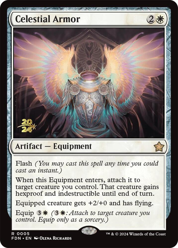 Celestial Armor - Prerelease Cards - Magic: The Gathering