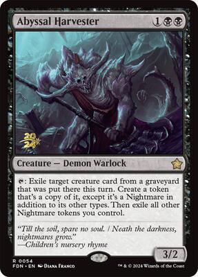 Abyssal Harvester #54 – Prerelease Cards (Rare)