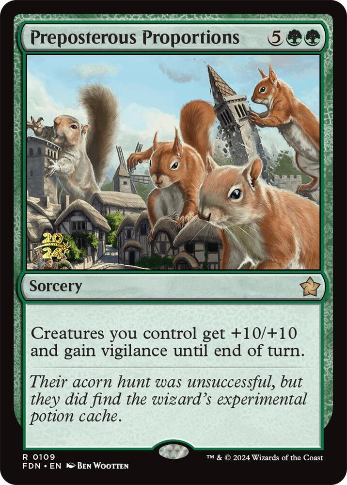 Preposterous Proportions #109s — Foundations Promos