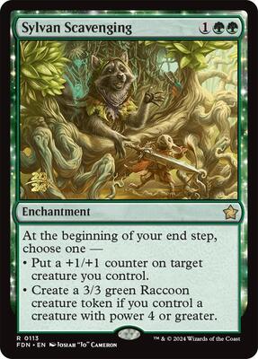 Sylvan Scavenging #113 – Prerelease Cards (Rare)