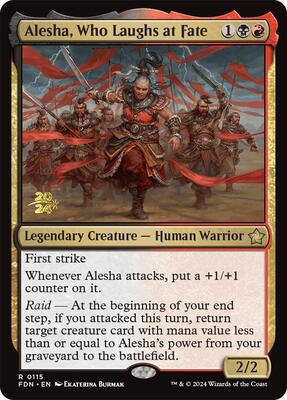 Alesha, Who Laughs at Fate #115 – Prerelease Cards (Rare)