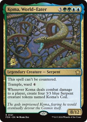 Koma, World-Eater #121 – Prerelease Cards (Rare)