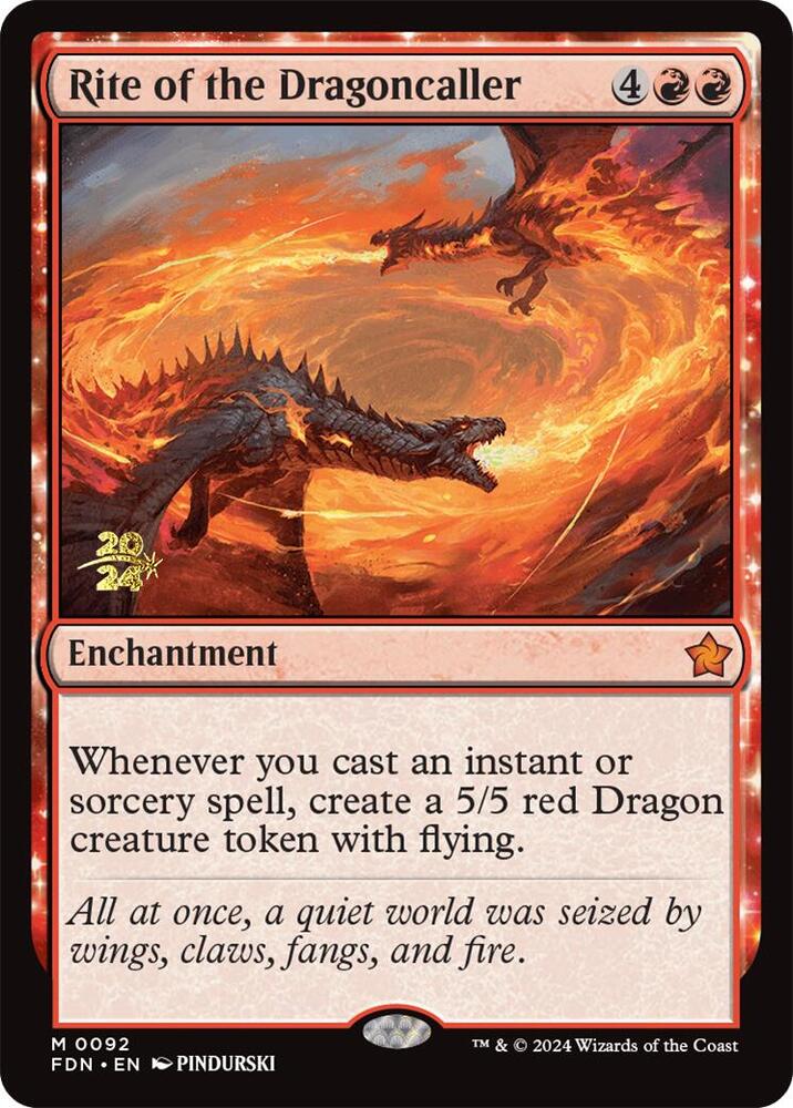 Rite of the Dragoncaller #92s — Foundations Promos