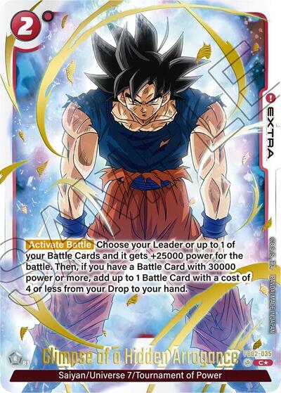 Glimpse of a Hidden Arrogance card