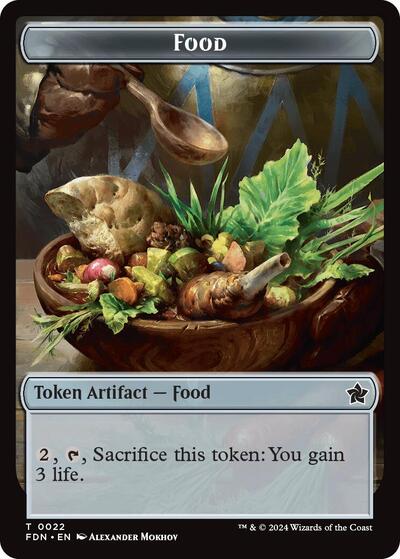 Food Treasure Double Sided Token