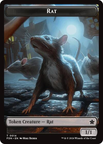 Rat 0014 Zombie Double Sided Token