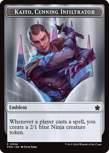 Emblem - Kaito, Cunning Infiltrator // Ninja Doubled-Sided