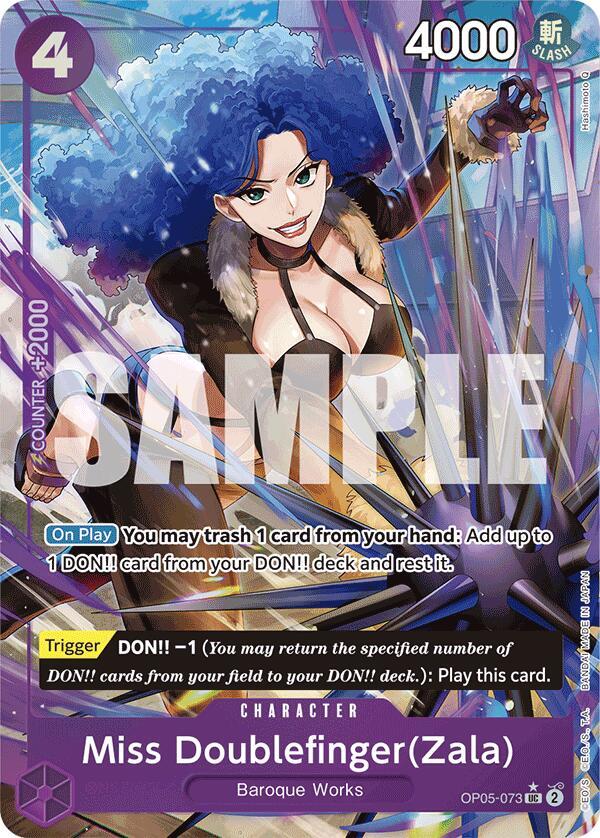Miss Doublefinger(Zala) (Full Art) - Premium Booster -The Best