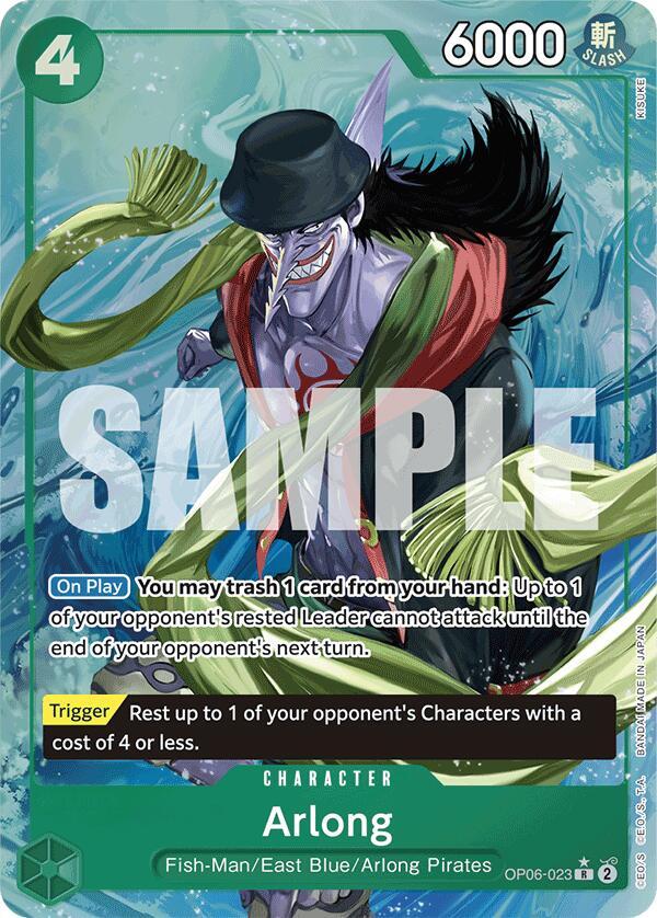Arlong Alternate Art onepiece card