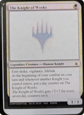 The Knight of Weeks