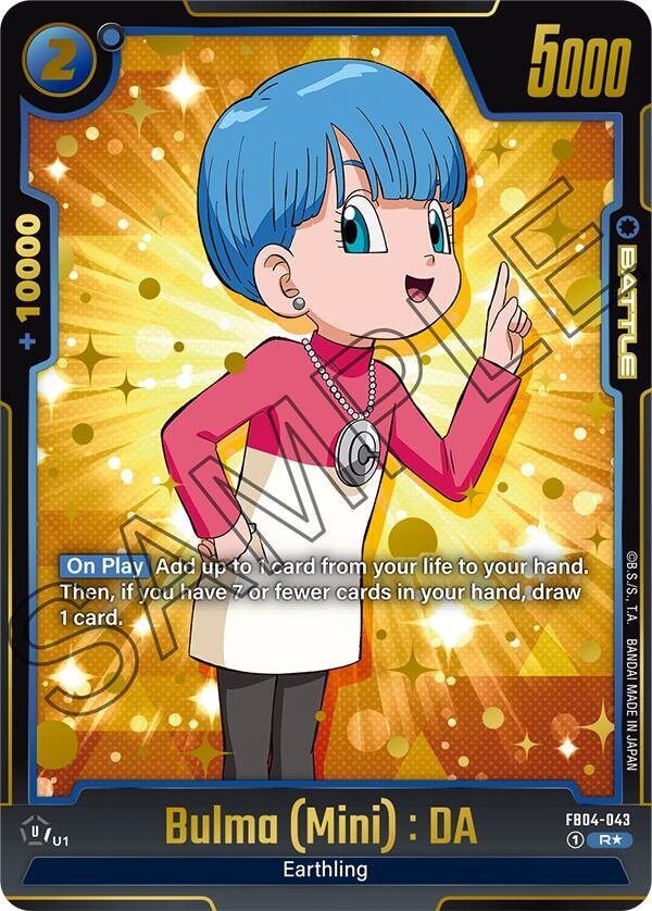 Bulma (Mini) : DA (Alternate Art) - Ultra Limit - Dragon Ball