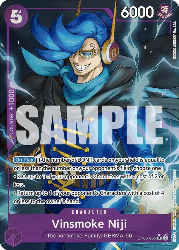ONE PIECE - junjun Vinsmoke Yonji (Full Art Holo) OP06-067 R ONE PIECE Card The