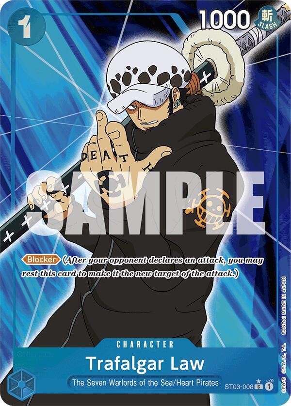 Trafalgar Law ST03 008 Full Art onepiece card