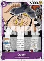 クイーンカード Queen (Jolly Roger Foil) - Premium Booster -The Best- - One Piece