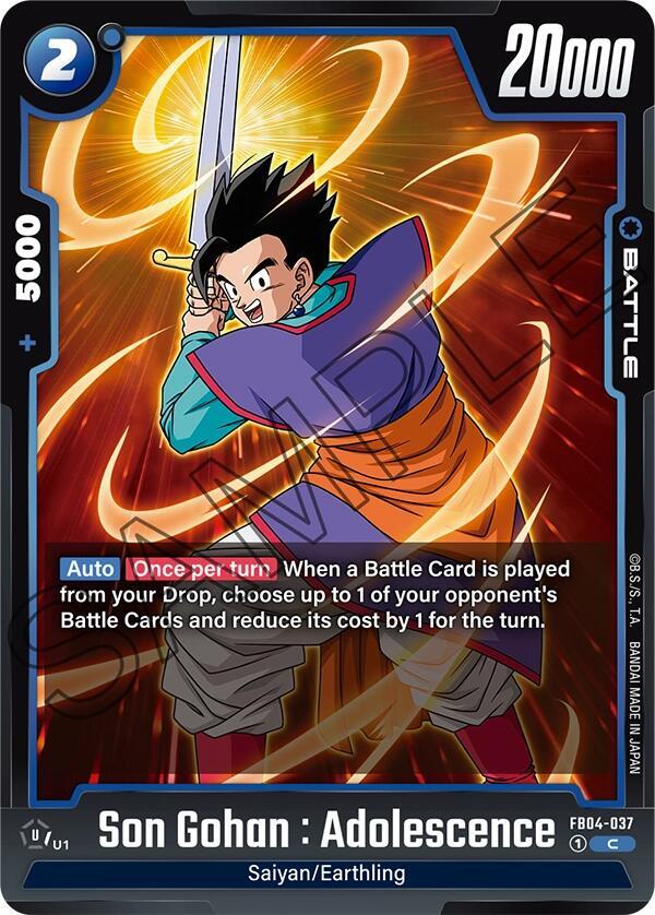 Son Gohan : Adolescence - FB04-037 - Ultra Limit - Dragon Ball