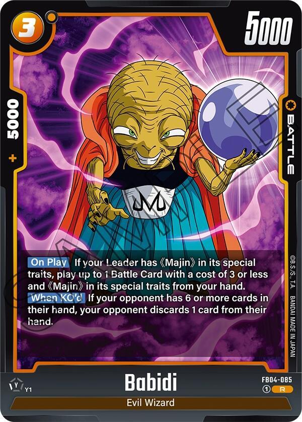 Babidi - Ultra Limit - Dragon Ball Super: Fusion World - TCGplayer.com