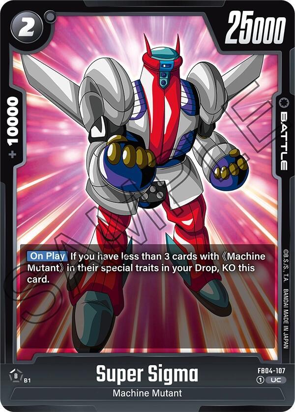 Super Sigma - Ultra Limit - Dragon Ball Super: Fusion World
