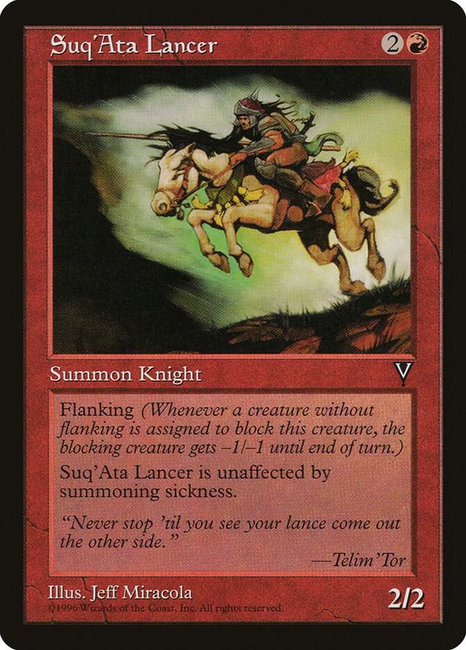 Suq'Ata Lancer - Visions - Magic: The Gathering - TCGplayer.com
