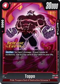 Toppo - Ultra Limit Release Event Cards - Dragon Ball Fusion World card