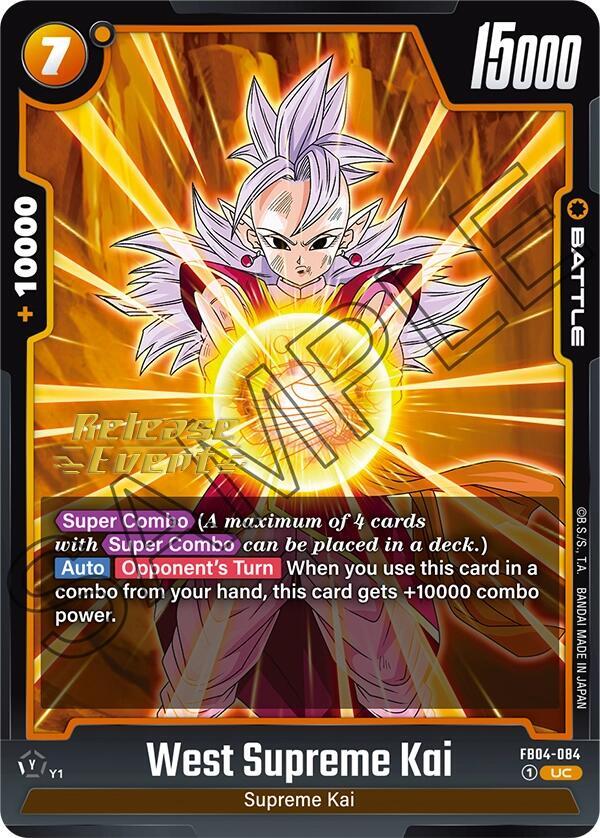 West Supreme Kai - Ultra Limit Release Event Cards - Dragon Ball