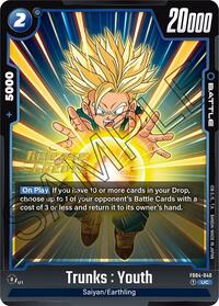 Trunks : Youth (Ultra Limit Release Event Cards)