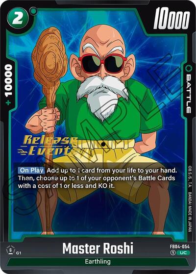 Master Roshi Ultra Limit Release Event Cards card price
