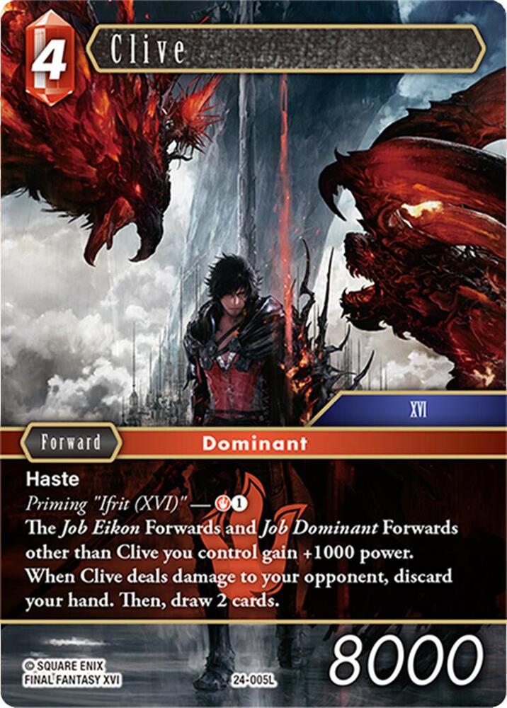 Clive - Hidden Legends - Final Fantasy TCG - TCGplayer.com