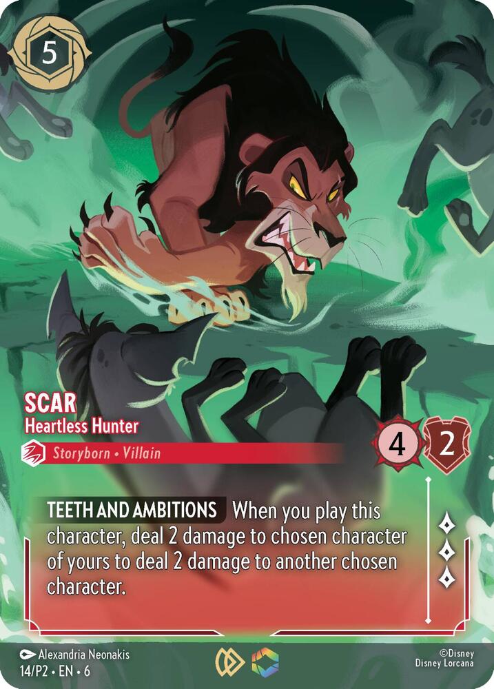 Scar - Heartless Hunter (Store Championship) - Disney Lorcana