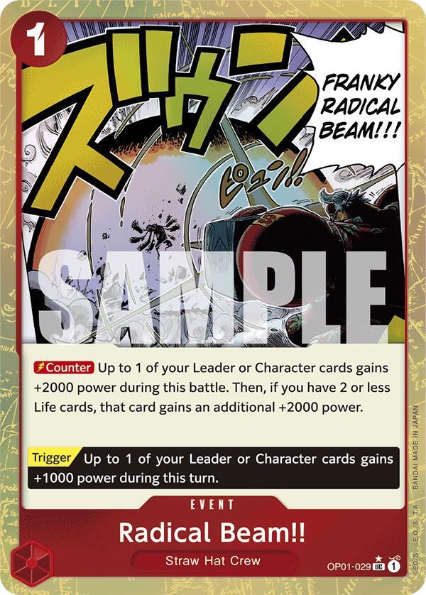 Radical Beam!! (Textured Foil) - Premium Booster -The Best- - One