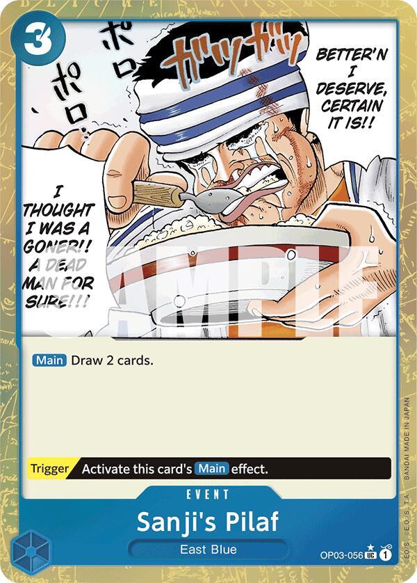 Sanjis Pilaf Textured Foil onepiece card