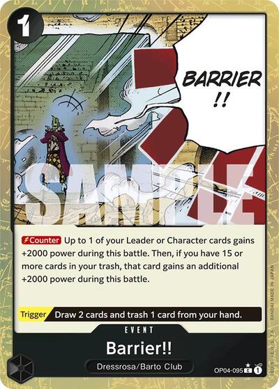 Barrier!! (Textured Foil)