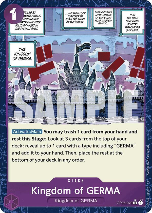 Kingdom of GERMA Textured Foil onepiece card
