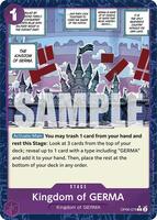 Kingdom of GERMA (Textured Foil) - Premium Booster -The Best