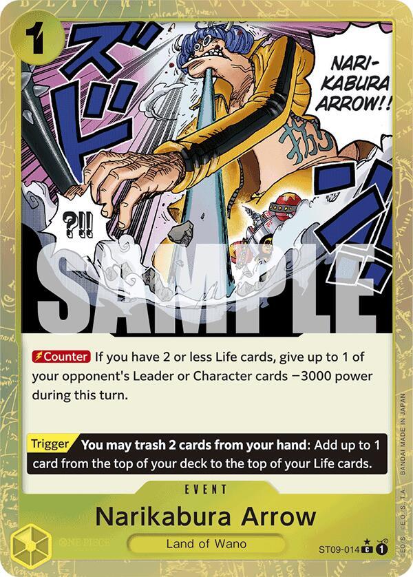 Narikabura Arrow Textured Foil onepiece card