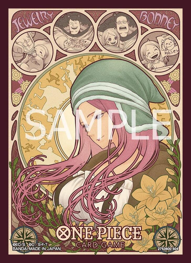 One Piece Card Game Official Sleeves: Limited Edition Vol.2 - Jewelry  Bonney (70-Pack) - Bandai Card Sleeves - Card Sleeves