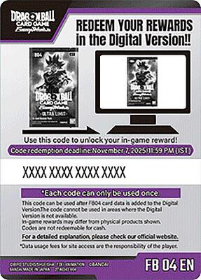 Code Card - Ultra Limit Booster (FB04)