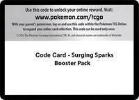 Code Card - Surging Sparks Booster Pack from SV08: Surging Sparks Pokemon card image
