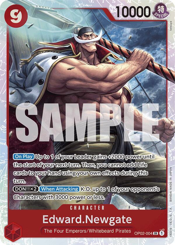 EdwardNewgate Reprint onepiece card