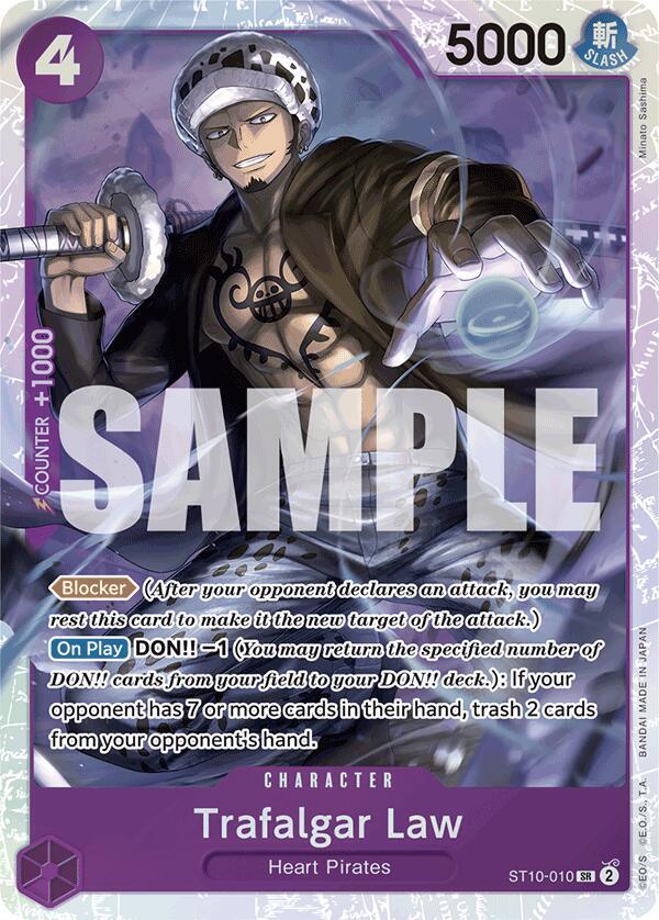 Trafalgar Law ST10 010 Reprint onepiece card