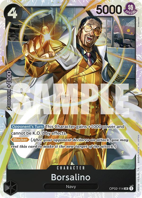 Borsalino Reprint onepiece card