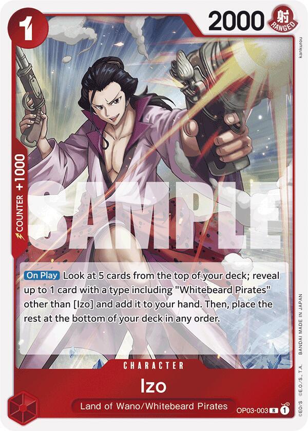 Izo OP03 003 Reprint onepiece card