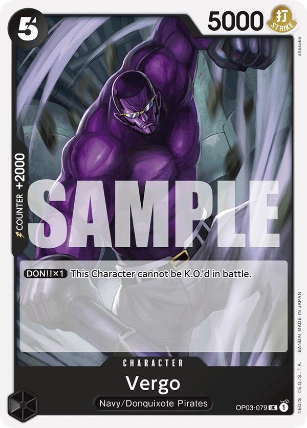 Vergo Reprint onepiece card