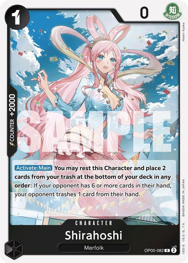 Shirahoshi OP05 082 Reprint onepiece card