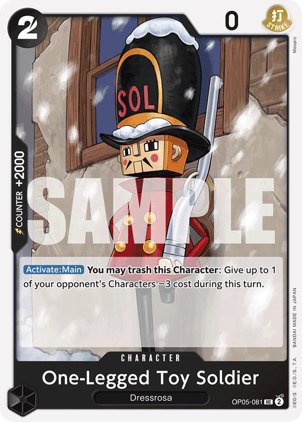 One Legged Toy Soldier Reprint onepiece card