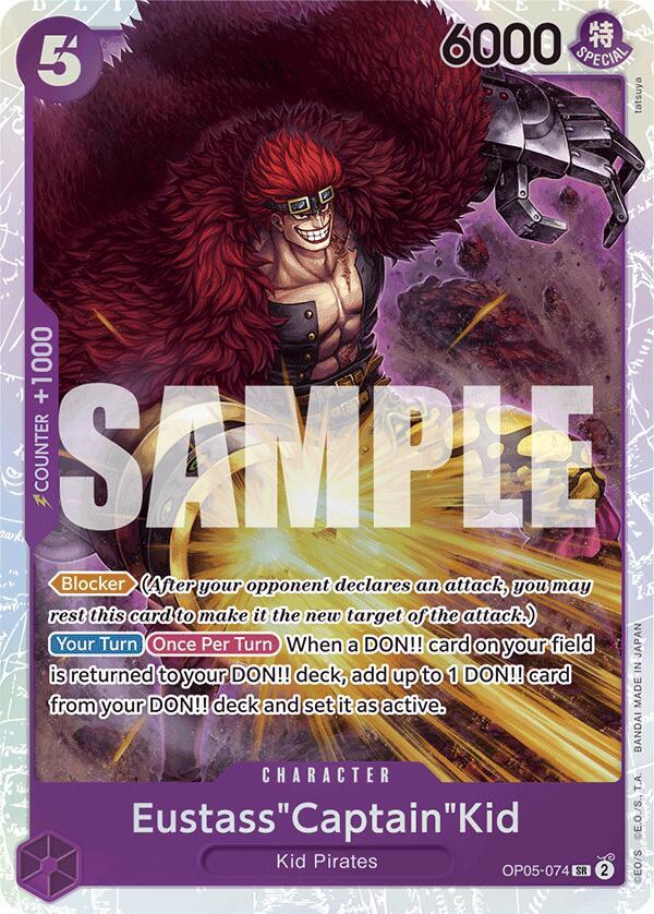EustassCaptainKid Reprint onepiece card